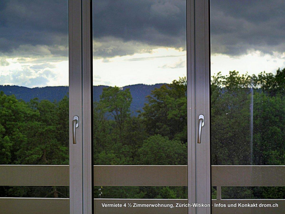 Blick vom Zimmer aus 