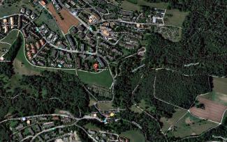 Unverbaute Südwestlage im Grünen